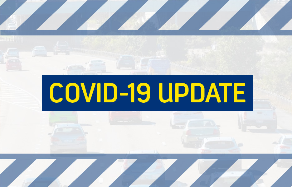 Graphic of COVID-19 update