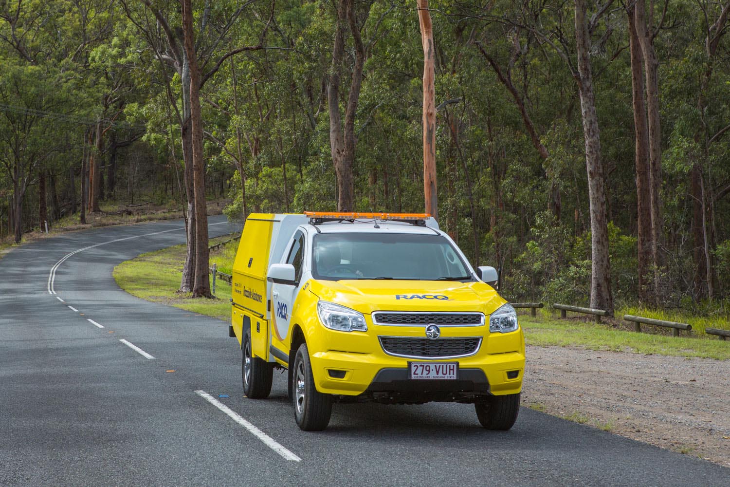 Patrol RACQ Car on the Road