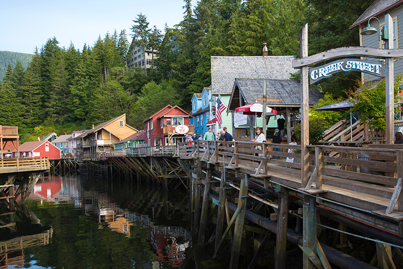 10Pride Alaska Ketchikan Creek Street boardwalk