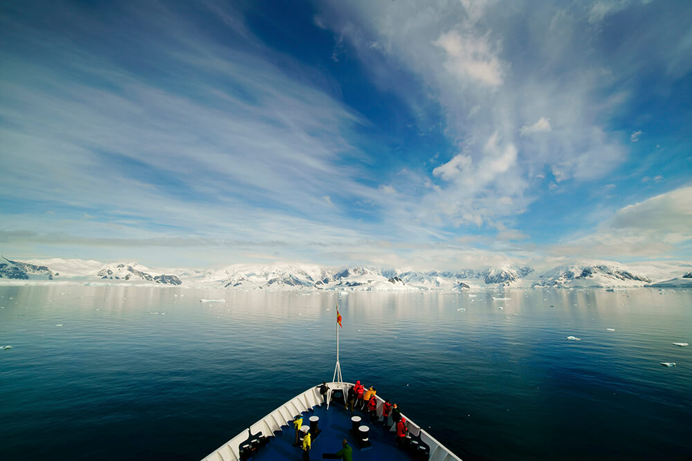 Antarctica boat image
