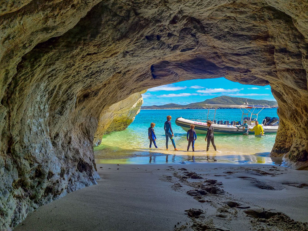 A seaside cave on the Capricorn Coast.
