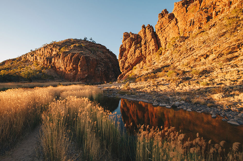 Glen Helen Gorge in West MacDonnell National Park.