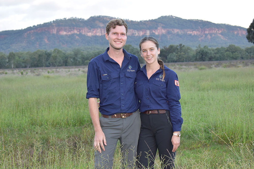 Caity and Christian Bom of CQ Nature Tours.