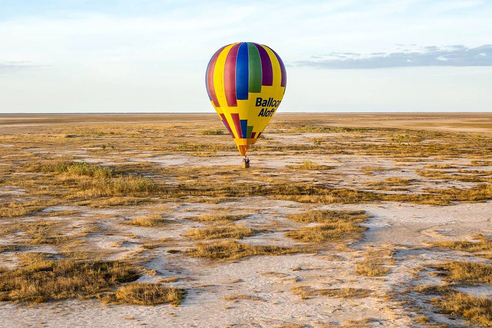 Hot air balloon ride with Yagurli Tours.