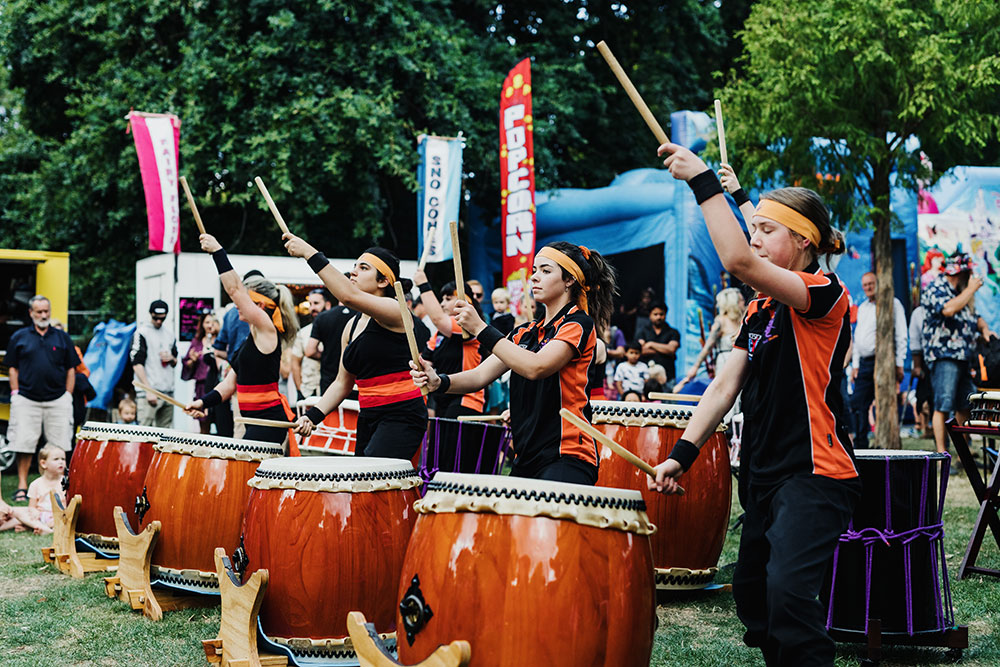 Festivale in Launceston.