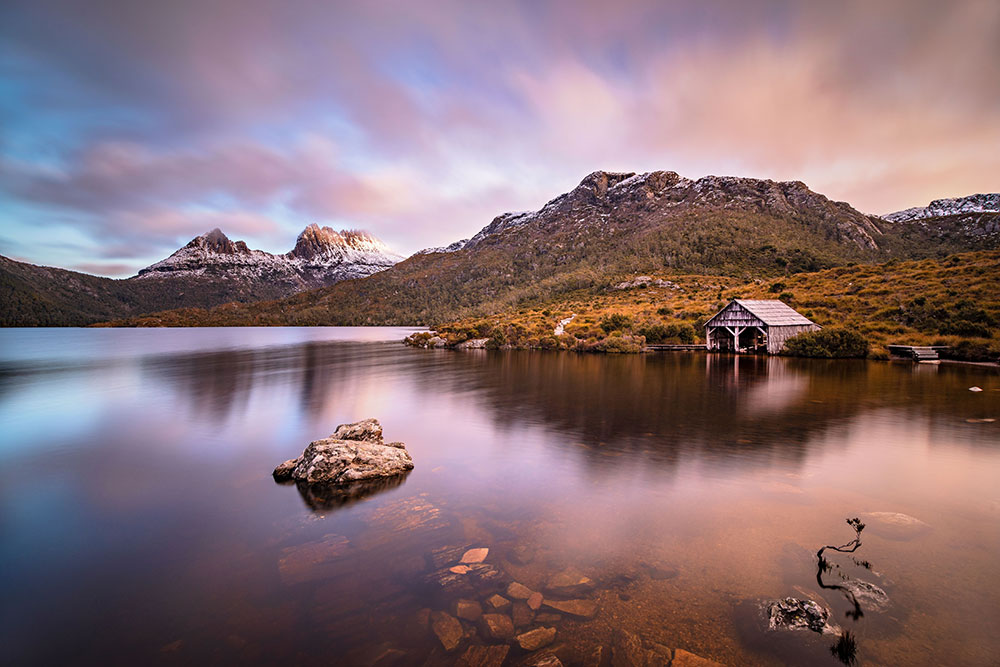 Cradle Mountain and Dove Lake.