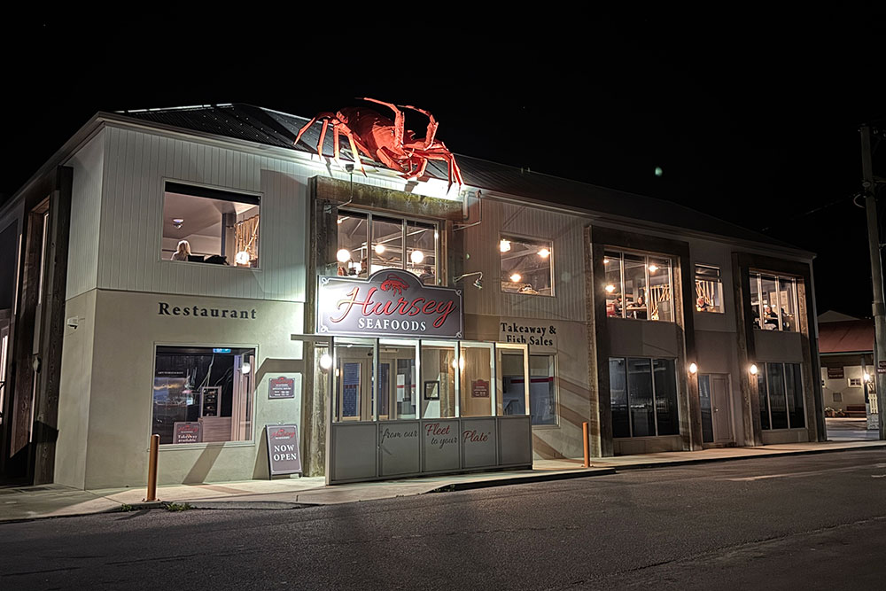 Hursey Seafoods in Tasmania.