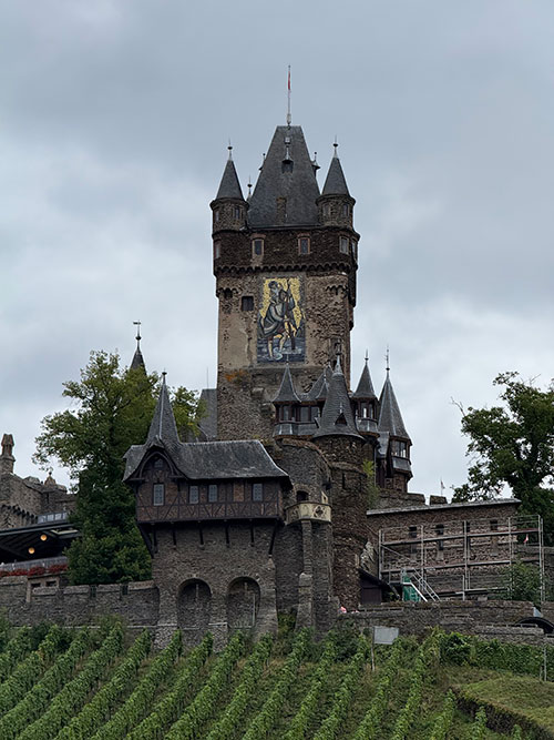 Reichsburg Castle in Cochem, Germany.