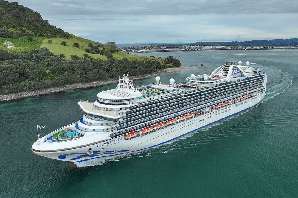 Prciness Cruises' ship Crown Princess.