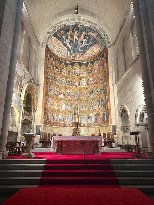 The Old Cathedral in Salamanca.