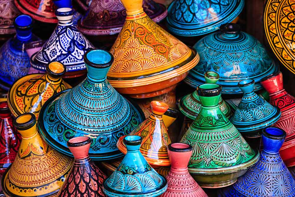 Moroccan cooking pots.