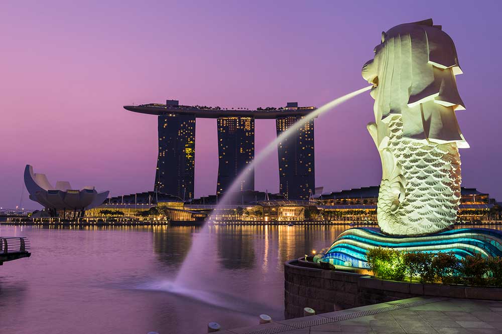 Singapore city scene