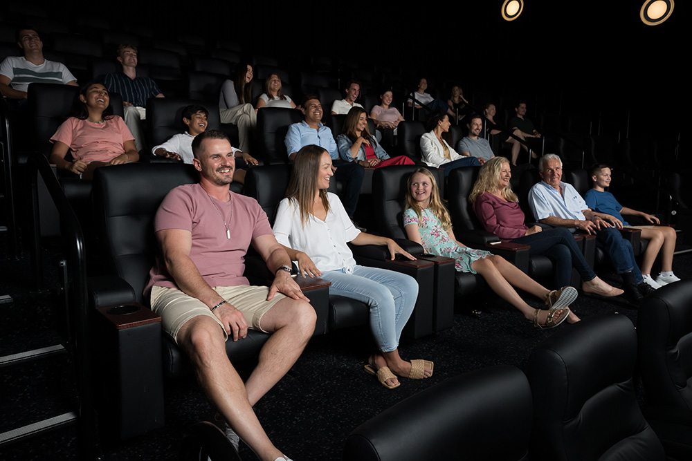 family watching event cinemas movie