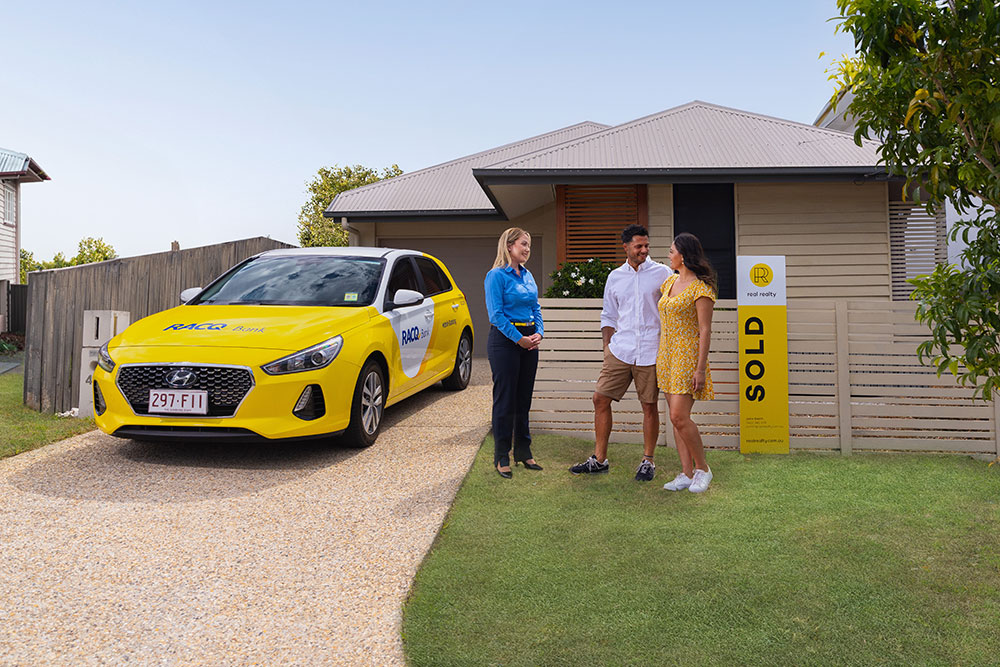 RACQ Bank promotional image.