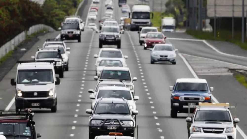 Traffic on Bruce Highway Queensland