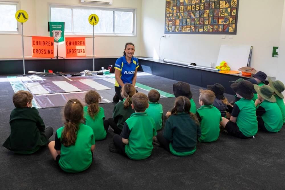 RACQ community and education in classroom