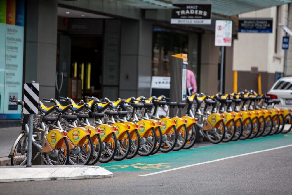 Brisbane city cycle station