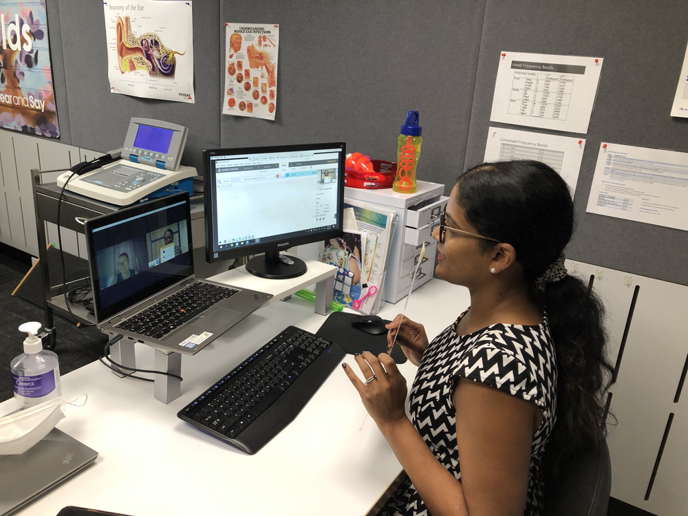 Online session for Hear and Say clients