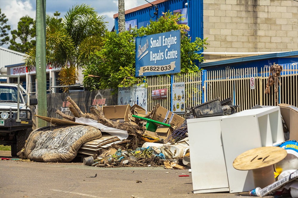 Flood aftermath in Gympie