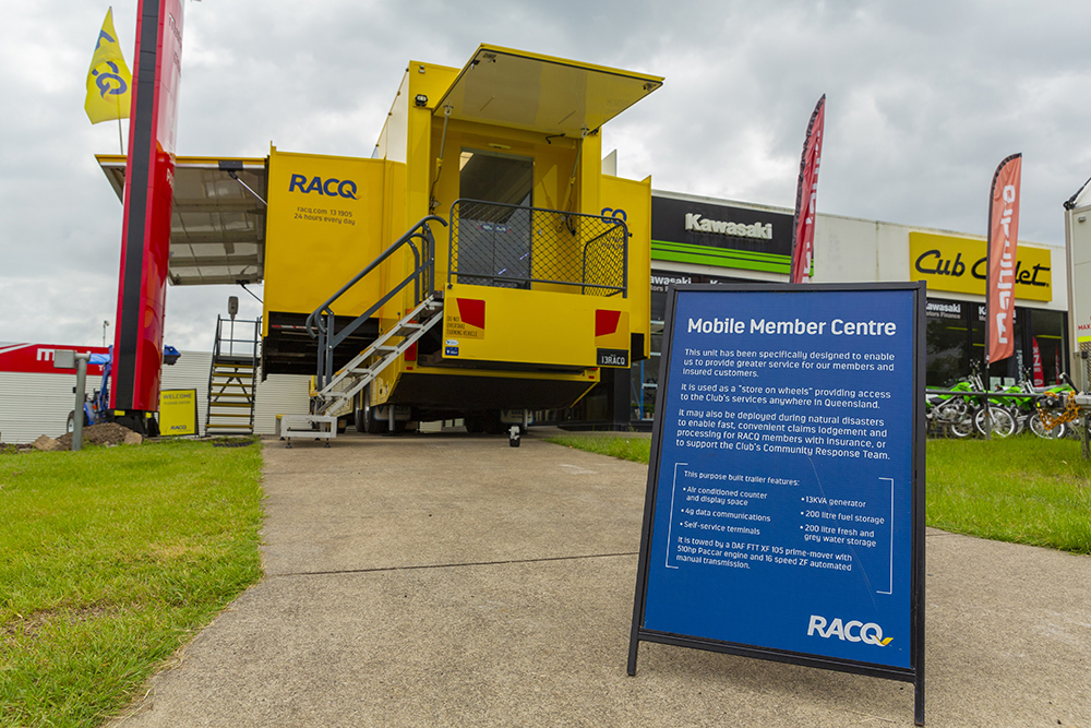 RACQ’s Mobile Member Centre in Gympie