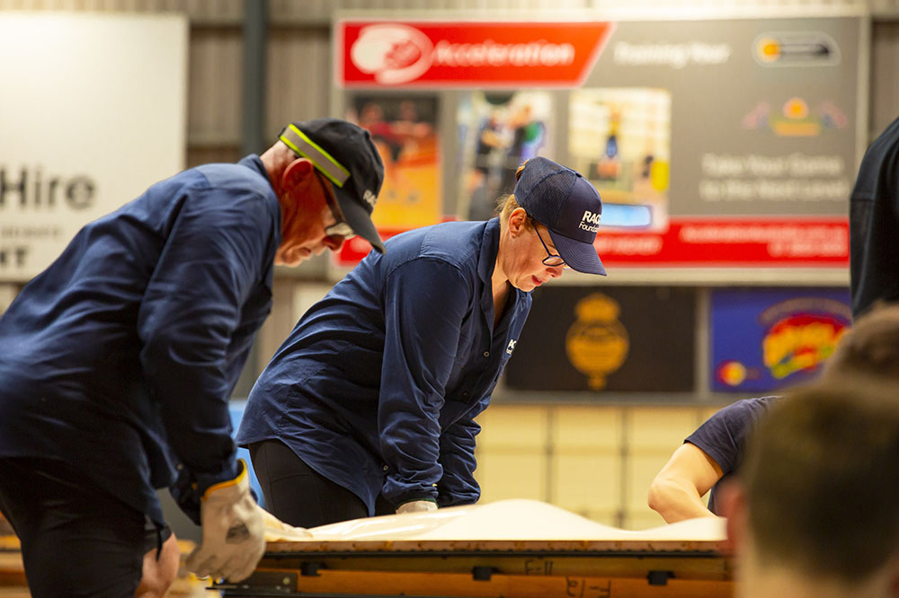 RACQ Foundation team helping