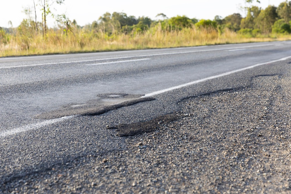 Bruce hwy pothole