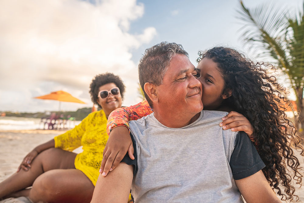 Fathers day at the beach