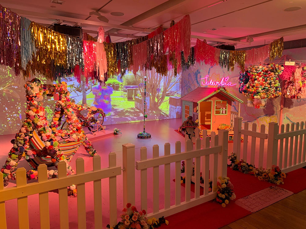 Backyard Bliss by Rachel Burke (2021) at Museum of Brisbane.