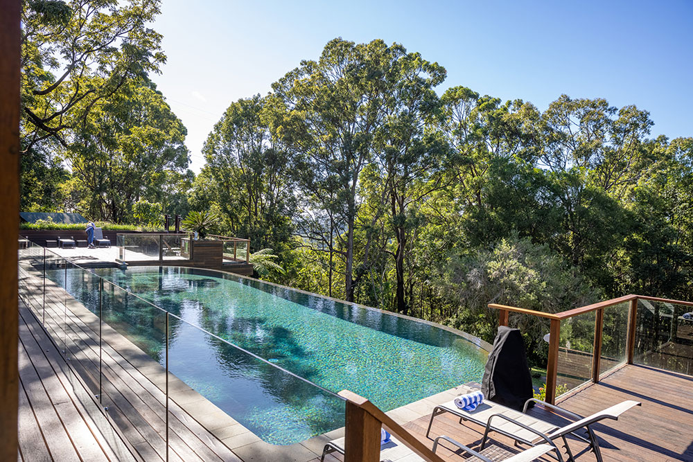 The pool at Gwinganna Lifestyle Retreat.