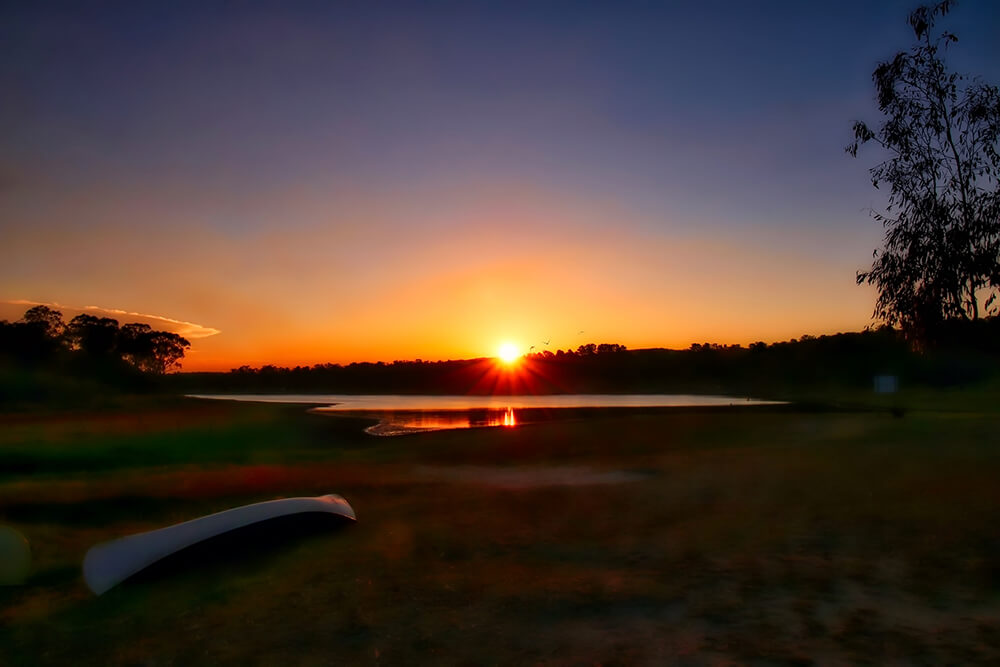 Sunset at Stanthorpe.