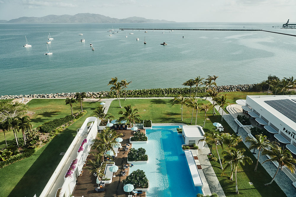 View to Magnetic Island from The Ville Resort Townsville