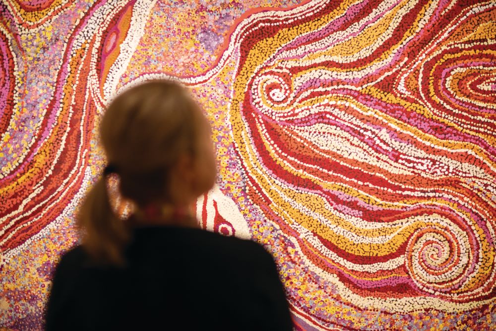 Art display from the Desert Mob event.