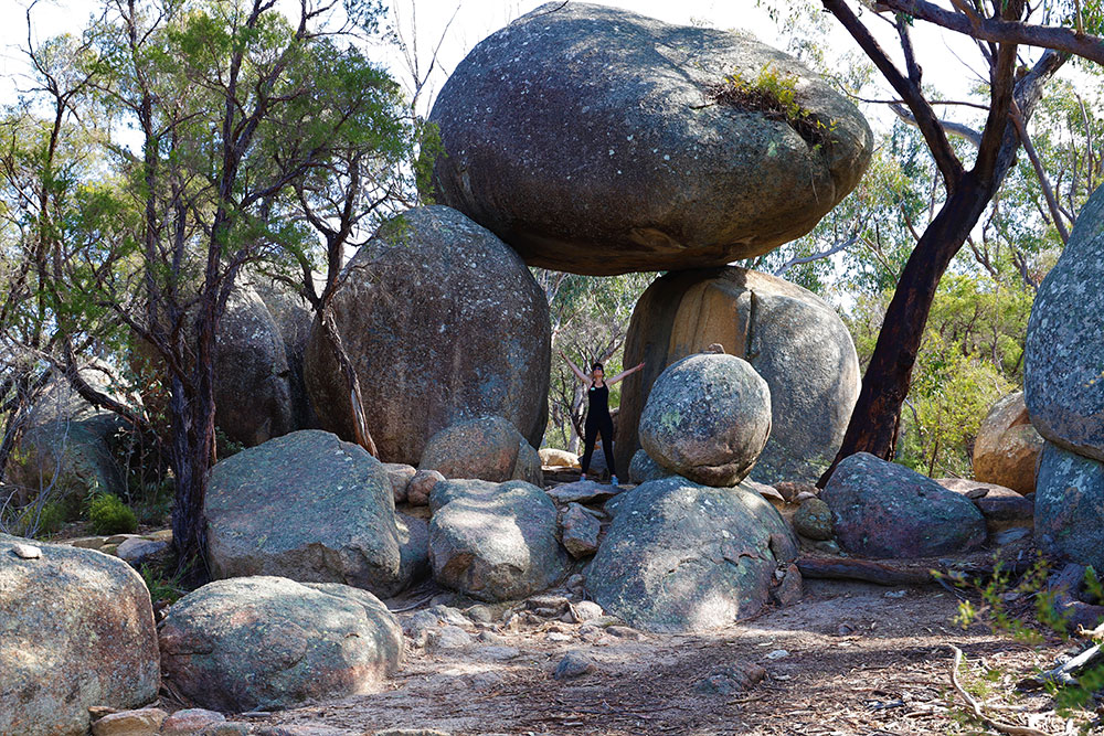 Rock formation at Girraween National Park.