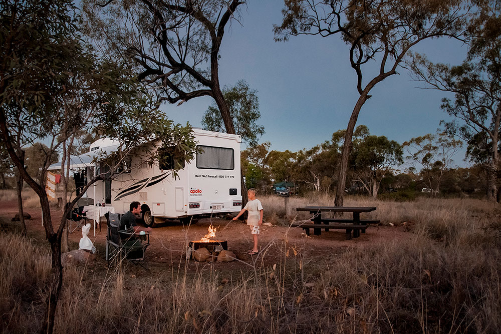 Pyramid Campground, Porcupine Gorge National Park.