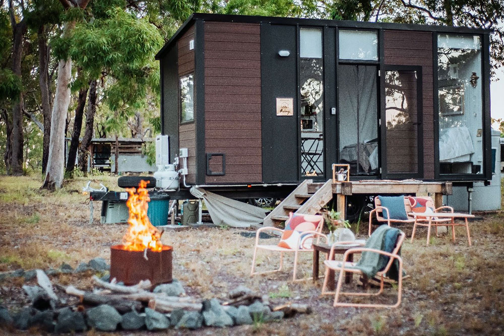 Ohana Hut tiny house.