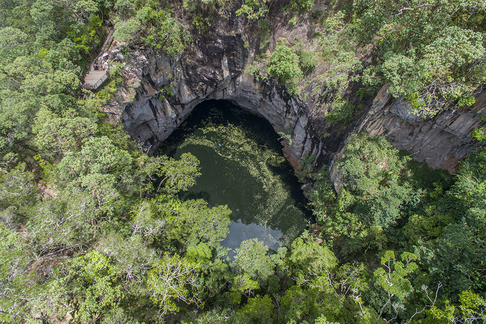 Mt Hypipamee National Park on the Atherton Tablelands.