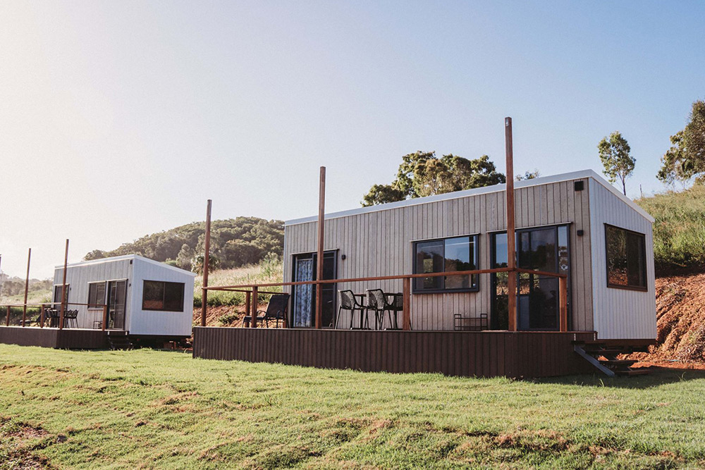 High Valley Dawn Permaculture Farm tiny homes.