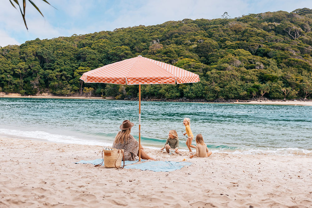 Tallebudgera Creek Beach.