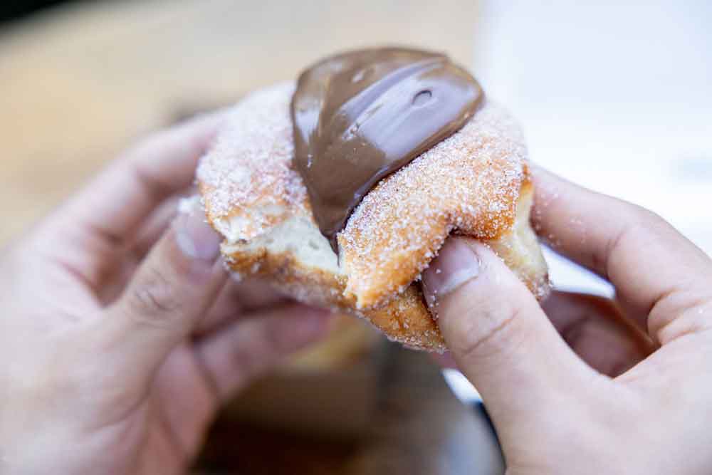 A tasty donut at Kenilworth Bakery.