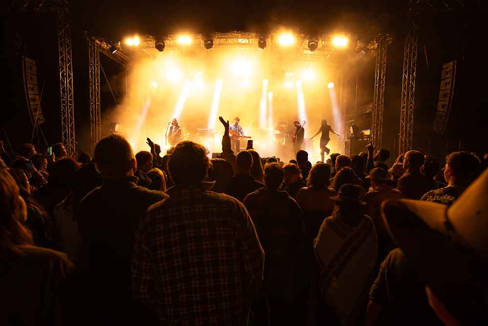 The crowd at a Queensland Music Trails Outback event.