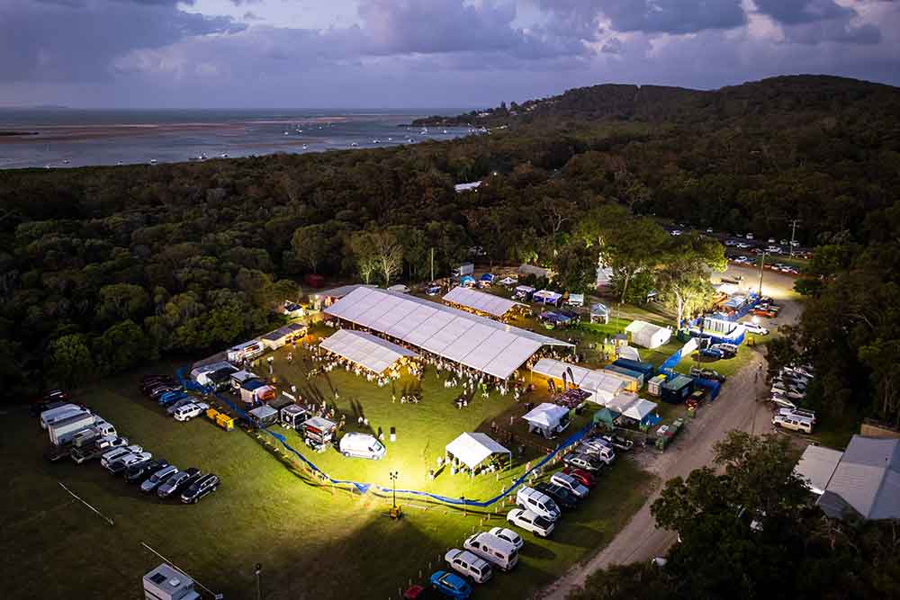 The setting for the  Agnes Blues, Rootss & Rock Festival.