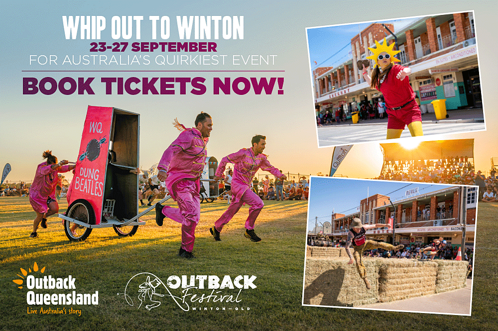Promotion for Winton Outback Festival