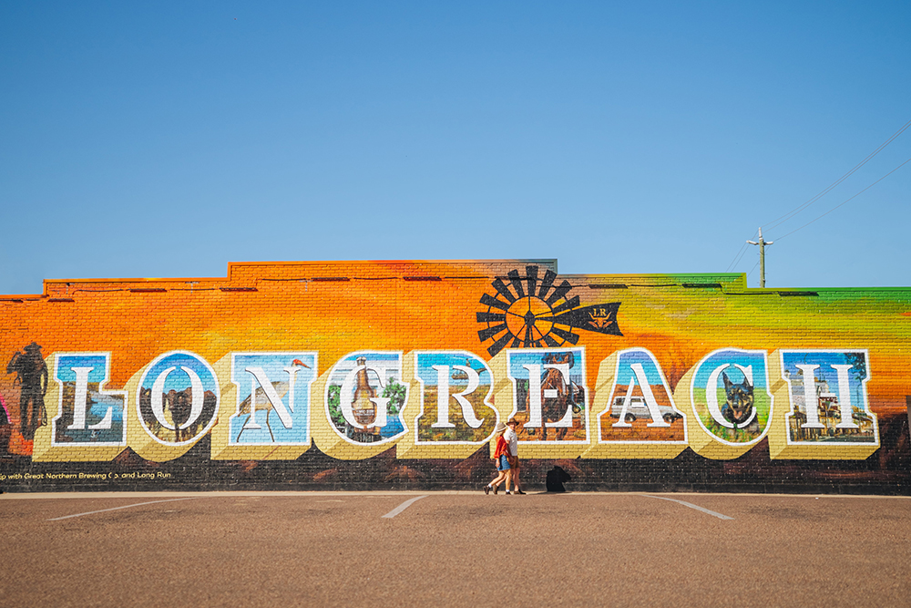 A mural at Longreach.