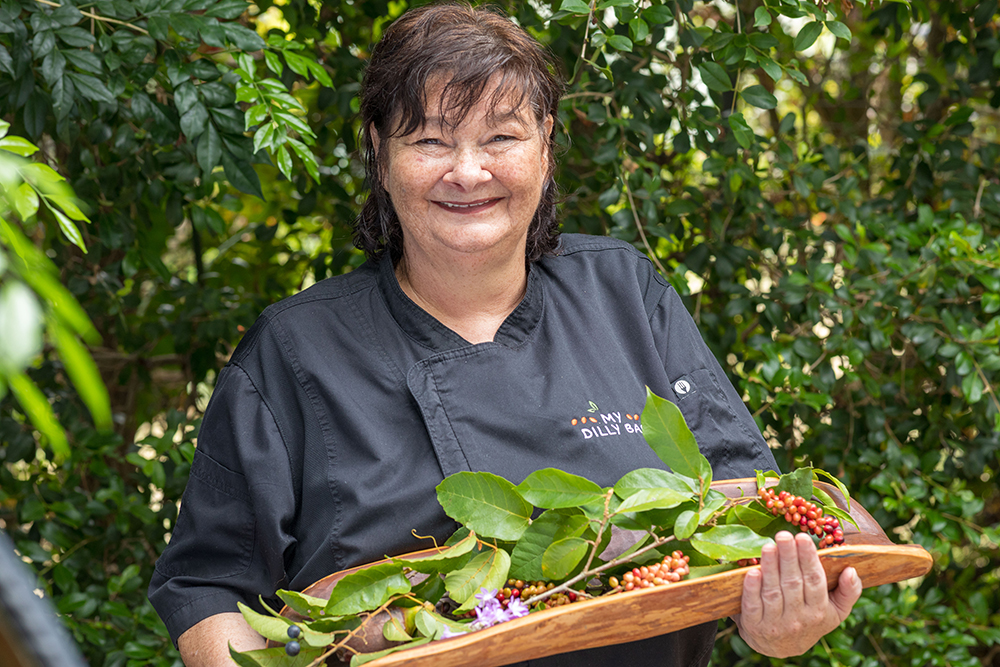 A sample of food from Burnt Earth: Bonyi Bounty which is part of the Horizon Festival on the Sunshine Coast.