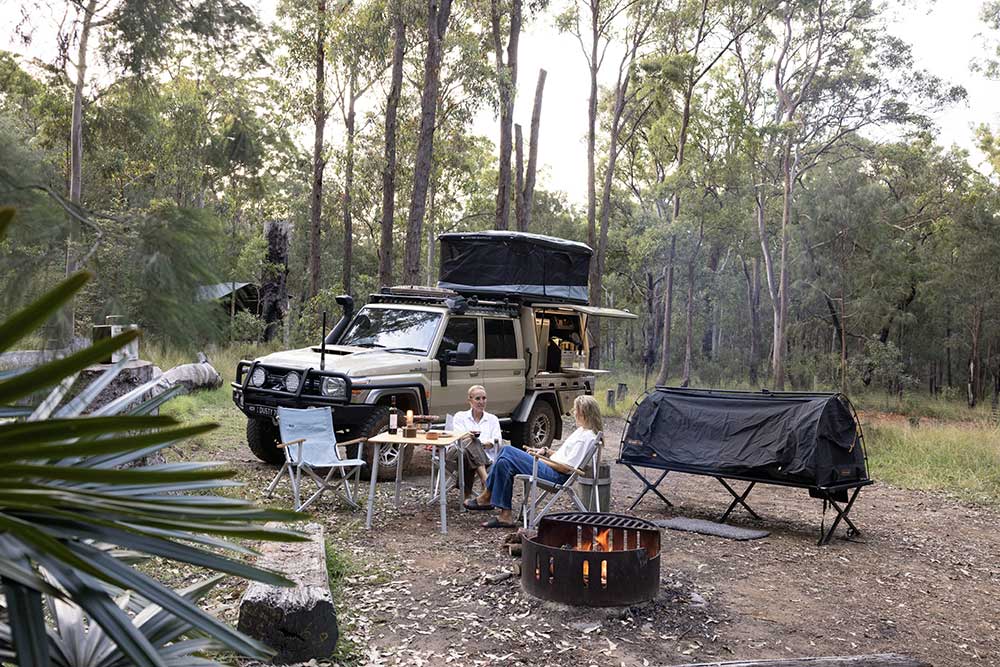 The Munall camping area in Blackdown Tableland National Park