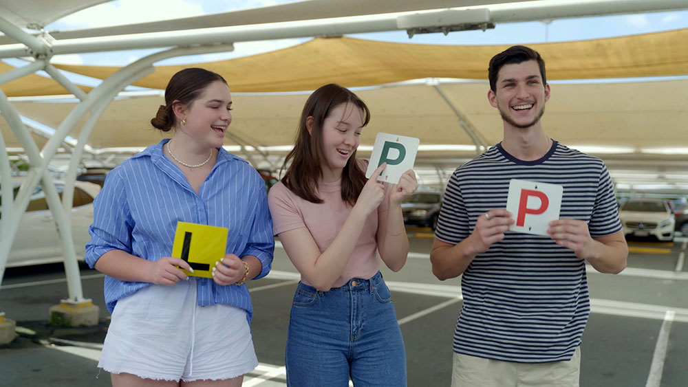 Young L and P licence drivers.