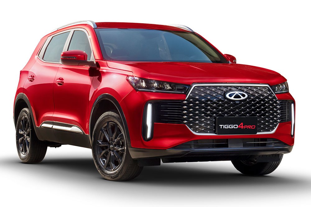 Front view of the Chery Tiggo 4.