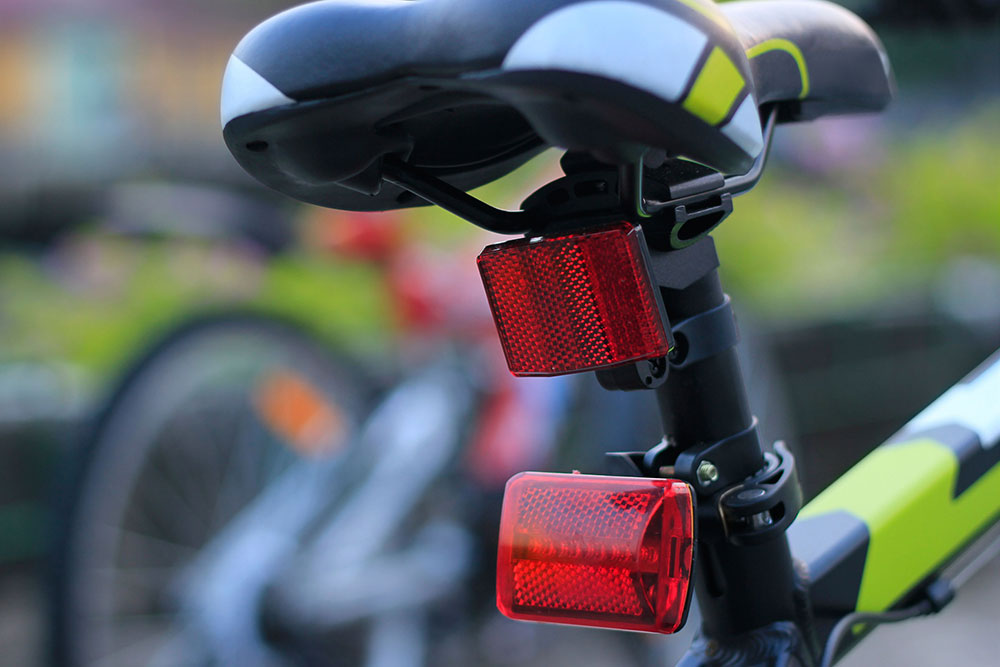 Bicycle lights.