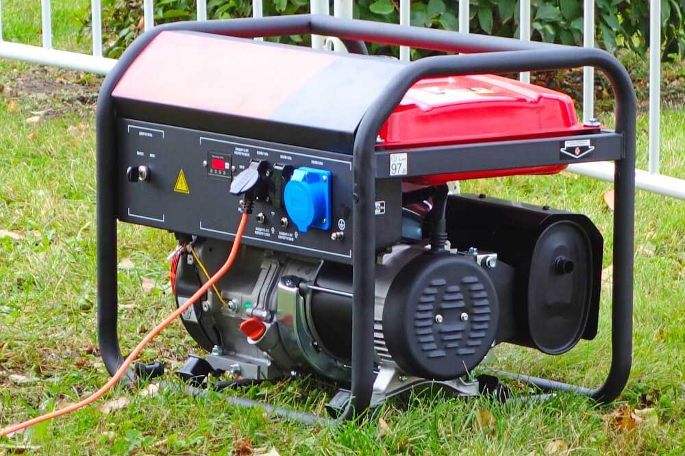 portable generator outdoors