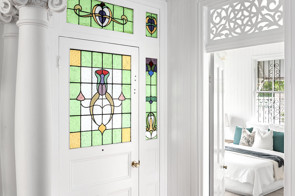 Front door of a house.